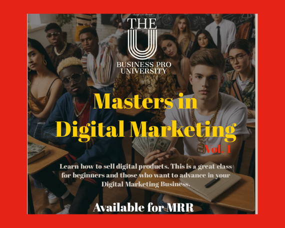 BPU How to sell Digital Products Master Class